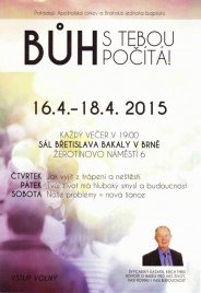 Bůh s Tebou počítá! - Večery s Erichem Theisem - duben 2015, Brno